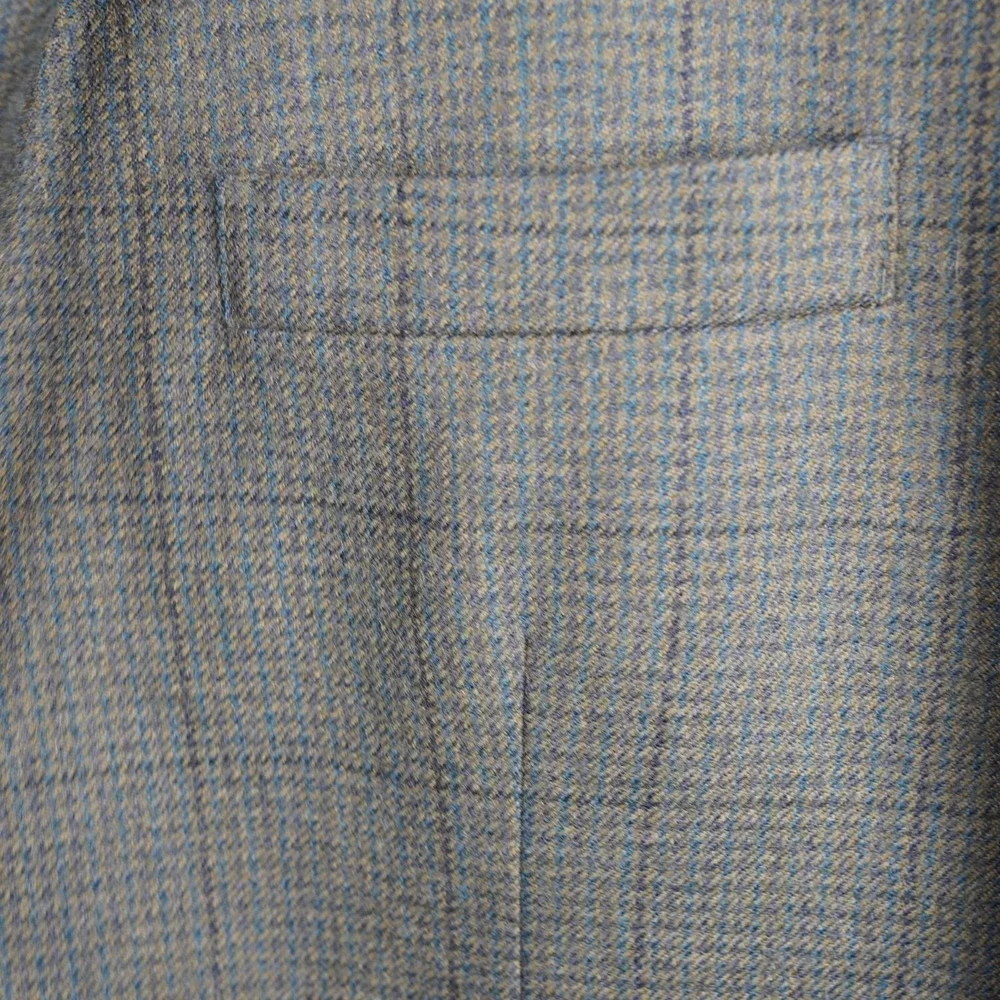 Oscar de la Renta Men's Tailored Blazer Classic Houndstooth‎ Pattern L